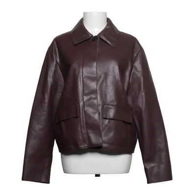 Jakke (Brun) fra Mango Polyester, Polyurethan