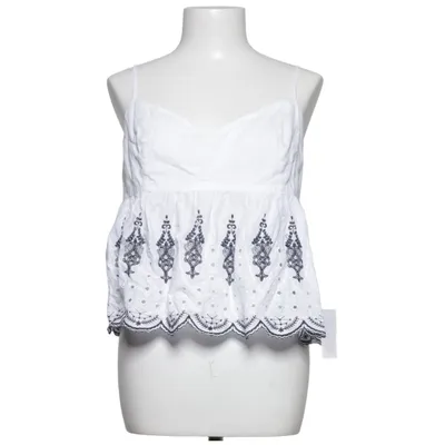 Top (Wit, Blauw) van Abercrombie & Fitch Katoen
