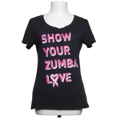 T-shirt (Zwart, Roze) van Zumba Wear Katoen, Polyester