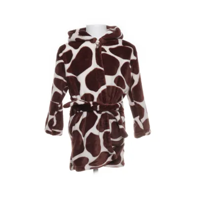 Bathrobe (Brown, White) from Pitter Patter Cotton, Polyester