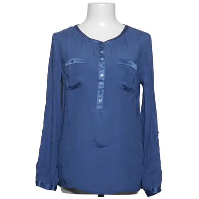 Blouse (Blauw) van Luisa Spagnoli Elastaan, Zijde