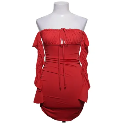 Halterneckklänning (Röd) från Shein Elastan, Polyester