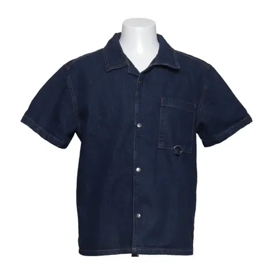 Chemise à manches courtes (Bleu) de Boohoo Man Coton