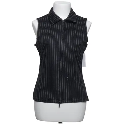 Gilet (Zwart, Wit) van Mango Elastaan, Polyester, Viscose
