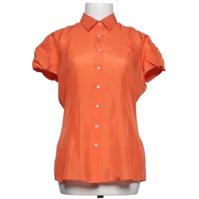 Short sleeve shirt (Orange) from Lars Wallin Silk