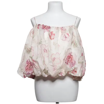 Crop top (Pink, Multicolored) from H&M Lyocell, Polyester