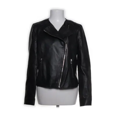 Bikerjack (Zwart) van Massimo Dutti Leer