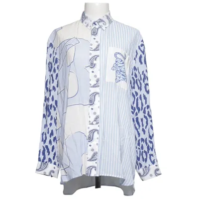 Shirt (Blue, White, Multicolored) from Just White Viscose