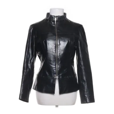 Läderjacka (Svart) från Amoress Skinn, Nylon