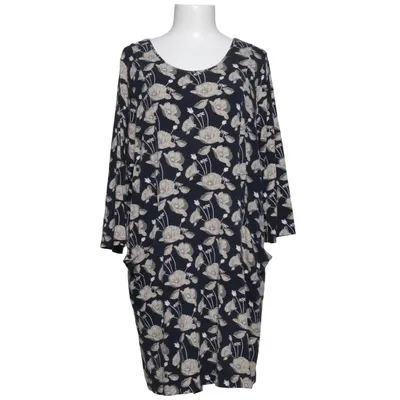 Dress (Blue, Beige) from Viveca N Elastane, Viscose