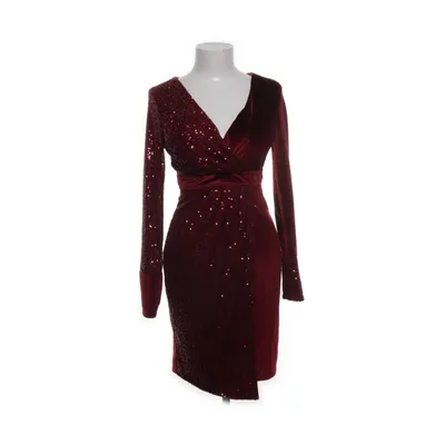 Jurk (Rood, Meerkleurig) van Miss Ord Katoen, Polyester