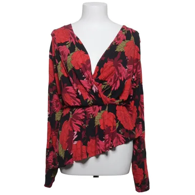Blouse (Black, Red, Multicolored) from Zara Trafaluc Elastane, Viscose