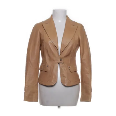 Läderjacka (Beige) från Nice Girl Skinn