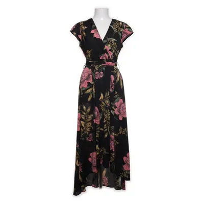 Långklänning (Svart, Flerfärgad) från AX Paris Polyester