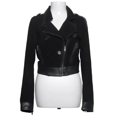 Biker jacket (Black) from Twist & Tango Leather, Polyester, Suede