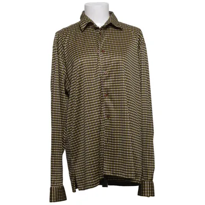 Shirt (Brown, Yellow, Multicolored) from Blues Original Polyester, Viscose