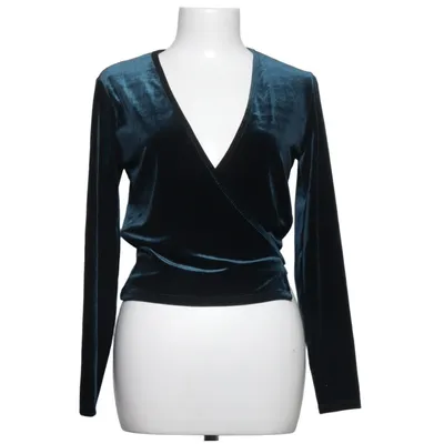 Slå-om top (Blå) fra American Apparel Elastan, Polyester