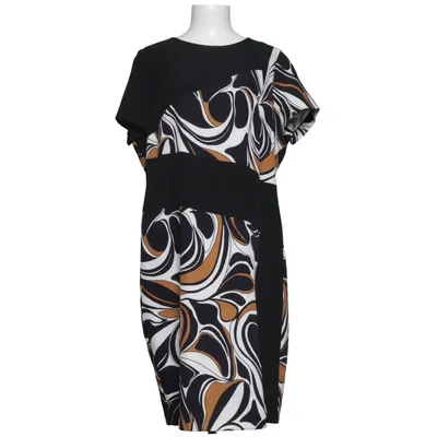 Kjole (Sort, Hvid, Brun, Flerfarvet) fra Tia Elastan, Polyester