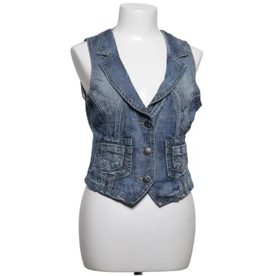 Gilet en jean (Bleu) de Event Coton, Élasthane