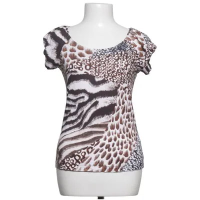 Top (Wit, Bruin, Zwart) van Monari Elastaan, Viscose