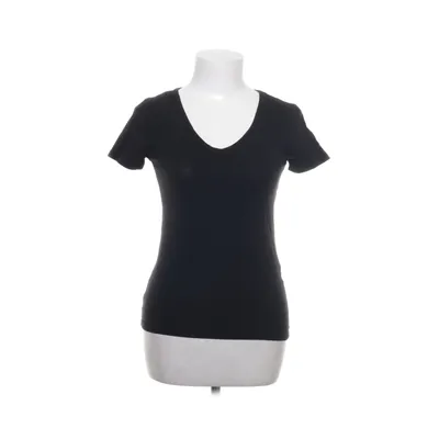 T-shirt (Zwart) van H&M Basic Katoen, Elastaan