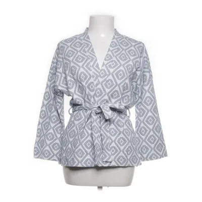 Wrap cardigan (Blue, White) from Soaked in Luxury Elastane, Polyester, Viscose