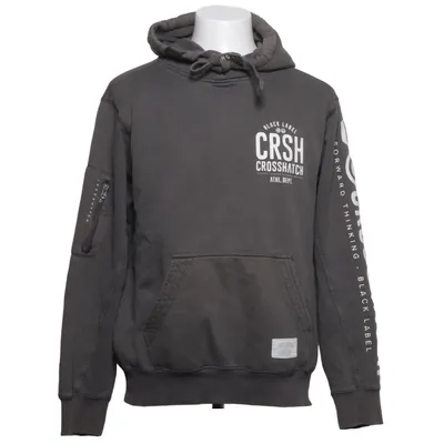 Capuchon sweater (Grijs) van Crosshatch Katoen, Elastaan