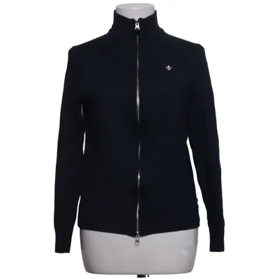 Cardigan (Bleu) de Morris Laine de mouton
