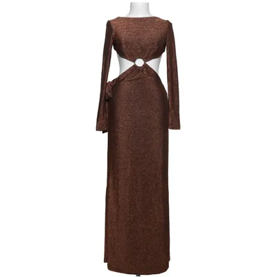 Maxi jurk (Bruin) van Meshki Elastaan, Polyamide, Polyester