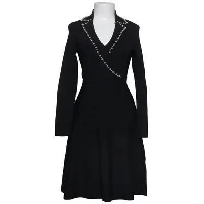 Dress (Black) from Sandro Elastane, Polyamide, Viscose