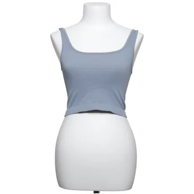 Crop top (Blue) from Oqq Elastane, Polyamide