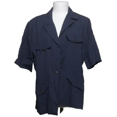 Kortärmad skjorta (Blå) från Oscar Linne, Polyester, Viskos