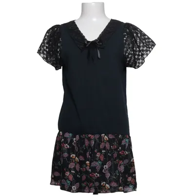 Jurk (Zwart, Meerkleurig) van Anna Sui Acetaat, Katoen, Nylon, Polyester, Zijde