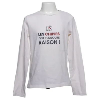 Langærmet t-shirt (Hvid) fra Chipie Bomuld
