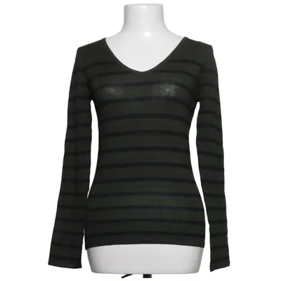 Sweater (Green, Black) from Voyelles Elastane, Polyamide, Viscose