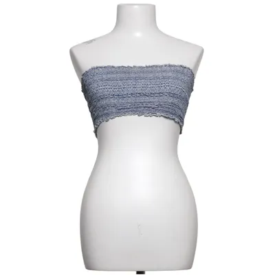Tube top (Blauw, Wit) van Bamboo Blonde Viscose