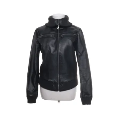 Läderjacka (Svart) från JSFN Polyester, Skinn