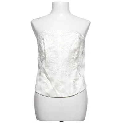 Corset (White) from UNQ Acetate, Polyamide, Polyester