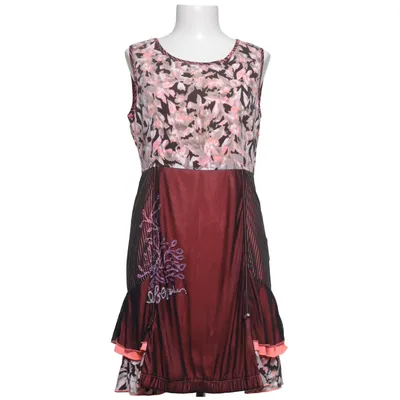 Dress (Pink, Brown, Black, Multicolored, White) from Sha & Sha Acrylic, Cotton, Elastane, Polyester