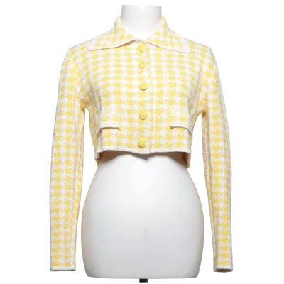 Kofta (Gul, Vit) från Zara Bomull, Polyester
