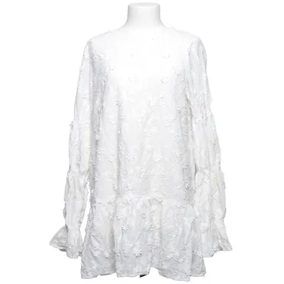 Robe (Blanc) de NA-KD Coton, Polyester, Viscose