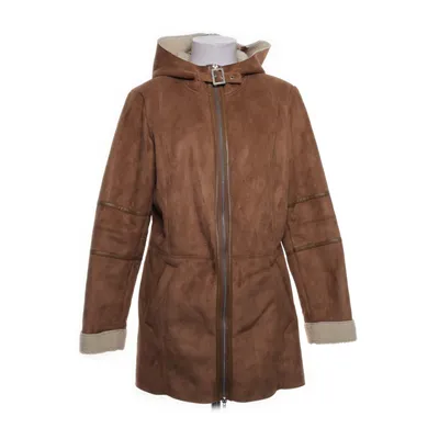 Shearling jas (Bruin, Beige) van John Baner