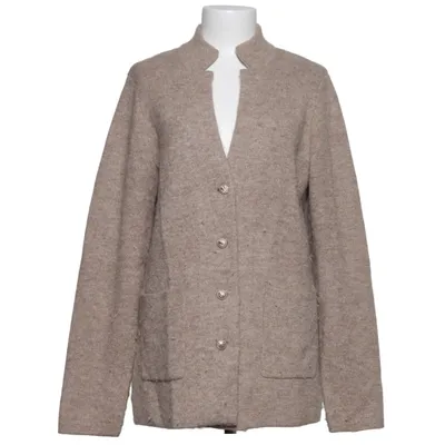 Cardigan (Beige) fra Halston Akryl, Elastan, Polyester, Uld