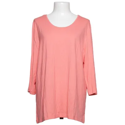 Langærmet t-shirt (Pink) fra Denim Company Elastan, Viscose