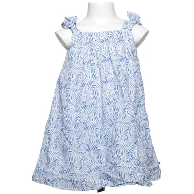 Jurk (Blauw, Wit) van Okaïdi Katoen