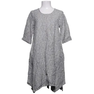 Klänning (Grå, Vit) från One with Nature Bomull, Linne