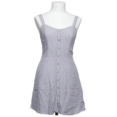 Kjole (Hvid, Blå) fra Hollister Polyester, Viscose