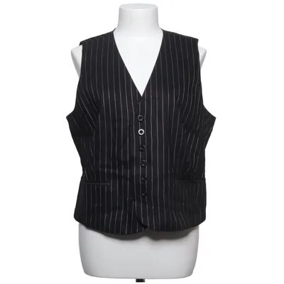 Gilet de costume (Noir) de Claudia Sträter Coton, Élasthane, Lin, Viscose