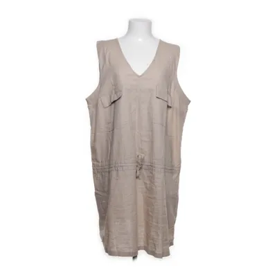 Dress (Beige) from R Edition Cotton, Linen