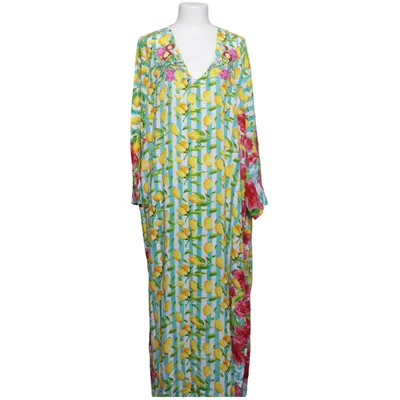 Kaftan (Vit, Blå, Gul, Flerfärgad) från Antica Sartoria Viskos